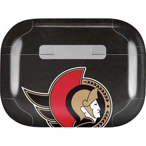 NHL Ottawa Senators Distressed AirPods Skins